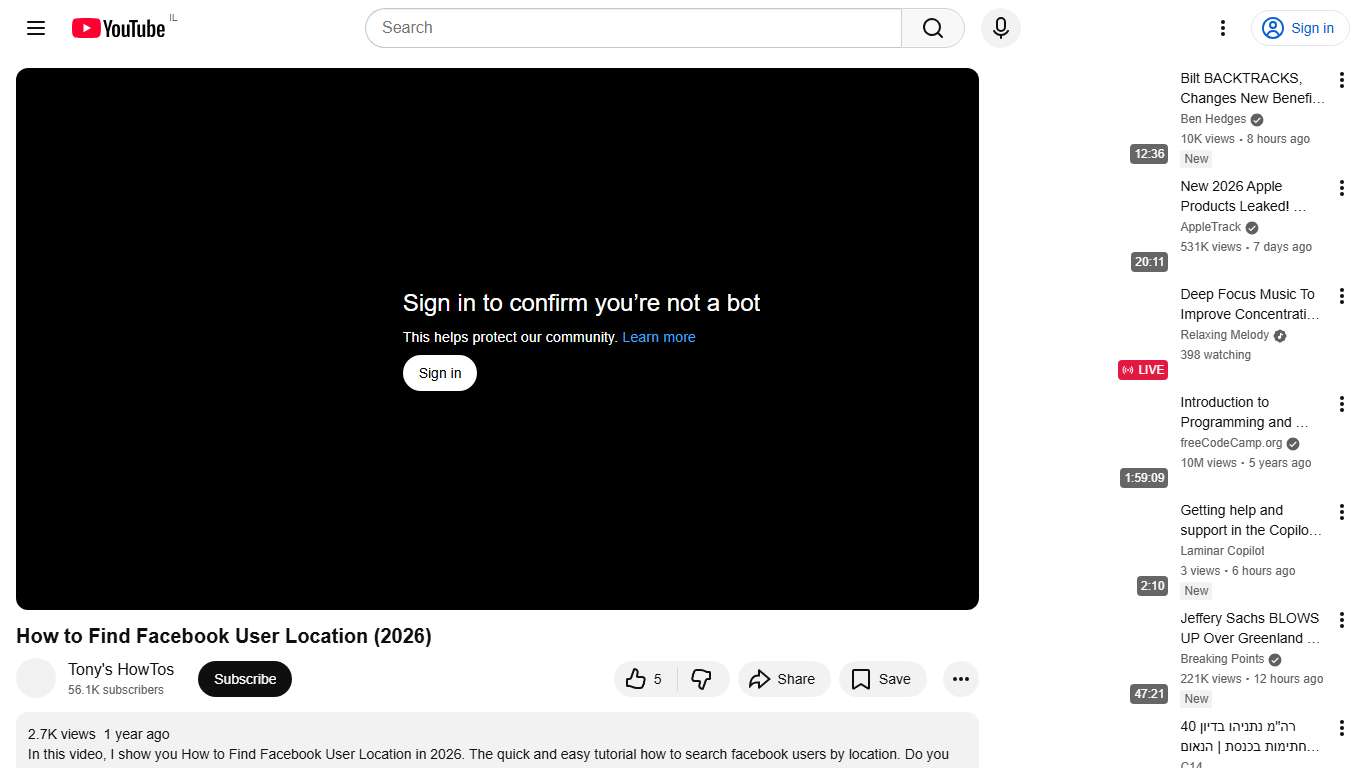 How to Find Facebook User Location (2026) - YouTube